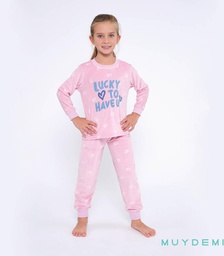 PIJAMA INVIERNO NIÑA Talla 2 a 8