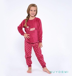 PIJAMA INVIERNO NIÑA Talla 2 a 8