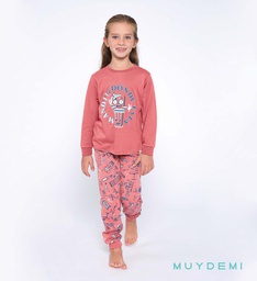 PIJAMA INVIERNO NIÑA Talla 2 a 8