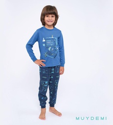 PIJAMA INVIERNO NIÑO Talla 2 a 8