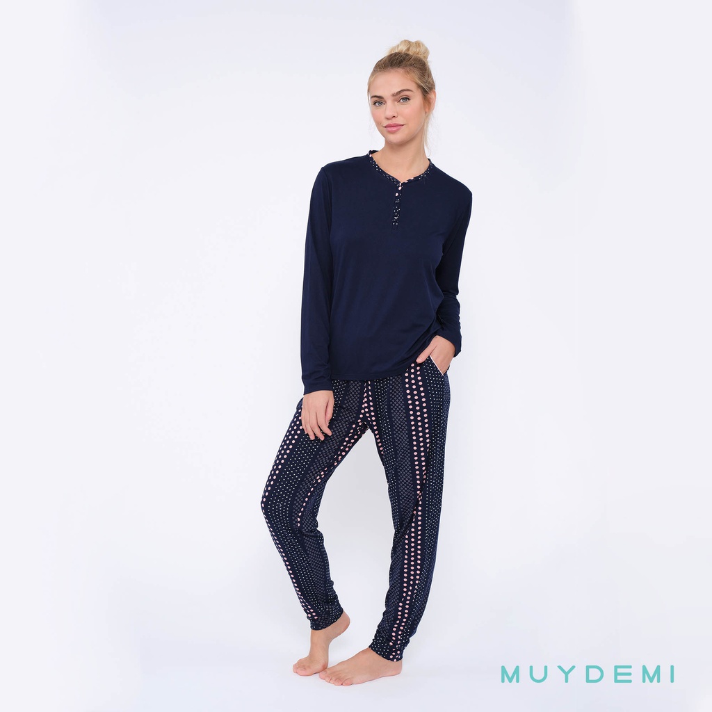 [290010S] PIJAMA INVIERNO MUJER (S)