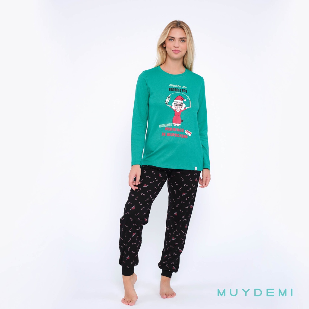 [290051S] PIJAMA INVIERNO MUJER (S)