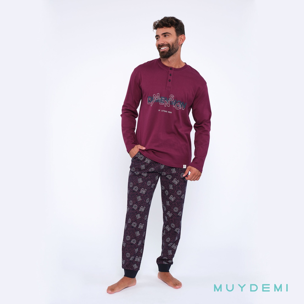 [390078S] PIJAMA INVIERNO HOMBRE (S)