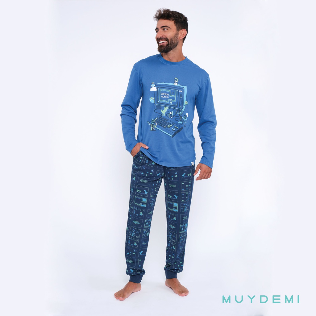 [390081S] PIJAMA INVIERNO HOMBRE (S)