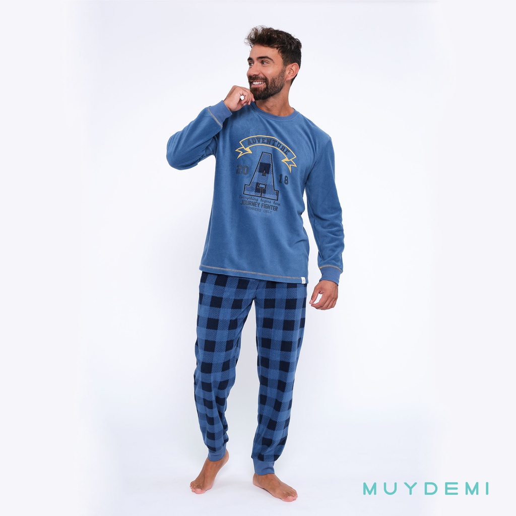 [390083S] PIJAMA INVIERNO HOMBRE (S)