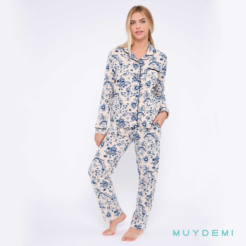 [290014XS] PIJAMA INVIERNO MUJER (XS)