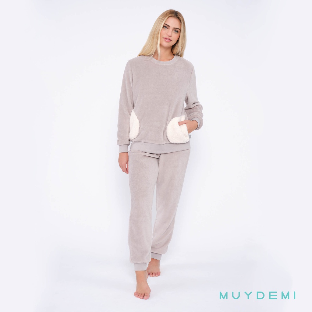 [290047XS] PIJAMA INVIERNO MUJER (XS)