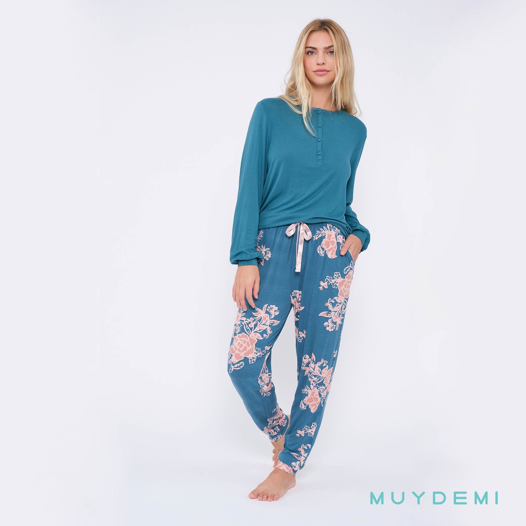 [290001XS] PIJAMA INVIERNO MUJER (XS)