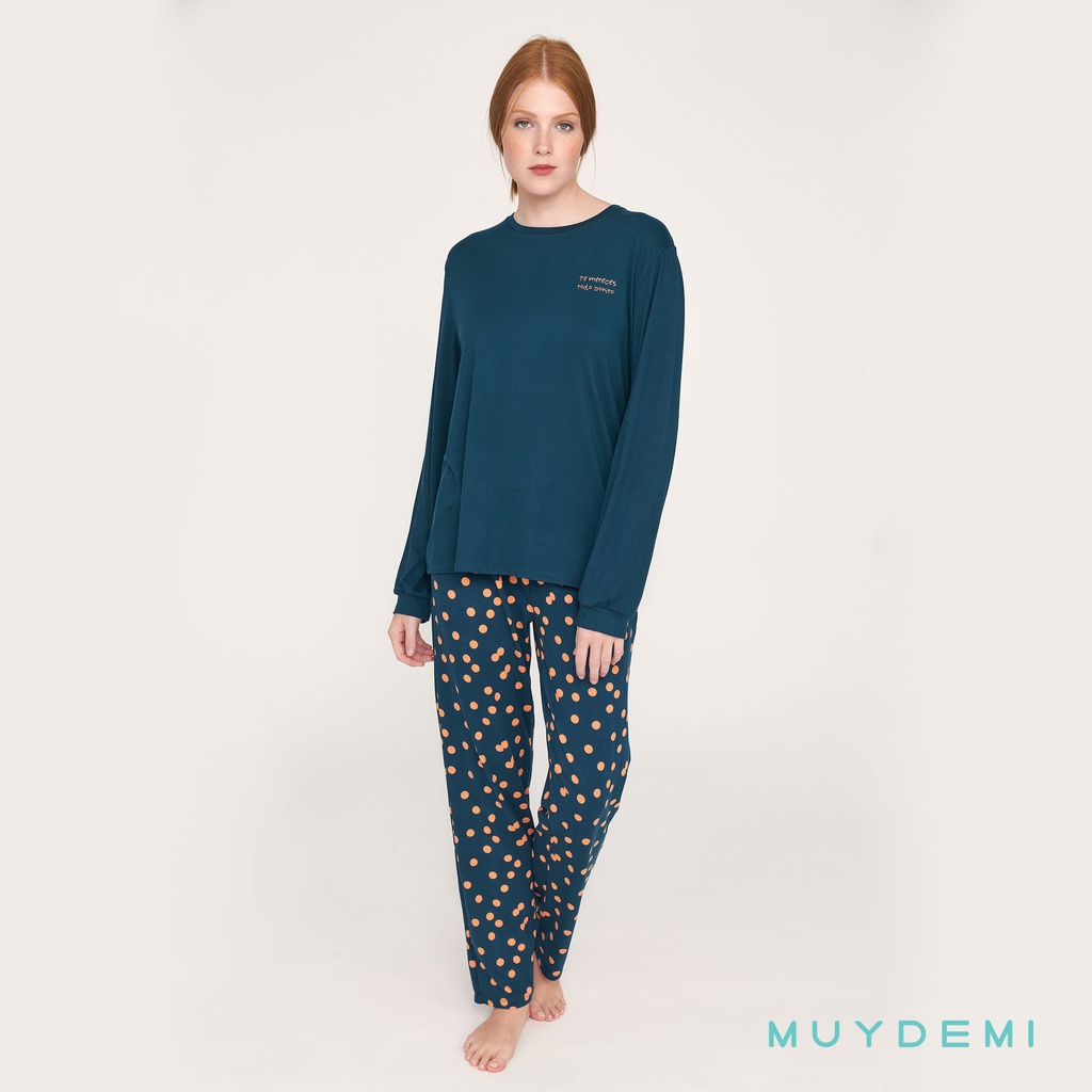 [270100S] PIJAMA INVIERNO MUJER (S)