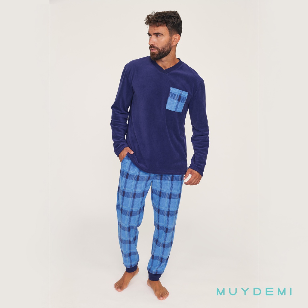 [370205S] PIJAMA INVIERNO HOMBRE (S)