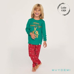 577675 LOTE CAJA PIJAMA INVIERNO NIÑO Talla 2 a 8 (2-2, 2-4, 4-6, 4-8)