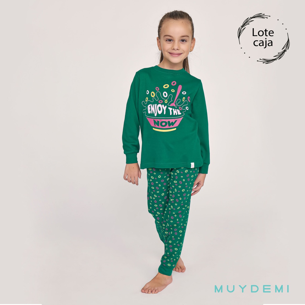 LOTE CAJA PIJAMA INVIERNO NIÑA Talla 2 a 8 (2-2, 2-4, 4-6, 4-8)