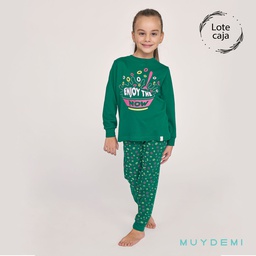 576641 LOTE CAJA PIJAMA INVIERNO NIÑA Talla 2 a 8 (2-2, 2-4, 4-6, 4-8)