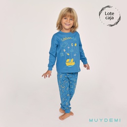 577657 LOTE CAJA PIJAMA INVIERNO NIÑO Talla 2 a 8 (2-2, 2-4, 4-6, 4-8)