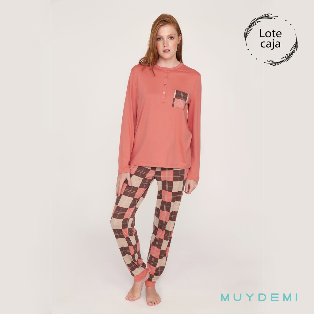 LOTE CAJA PIJAMA INVIERNO MUJER (2-S, 4-M, 4-L, 2-XL)