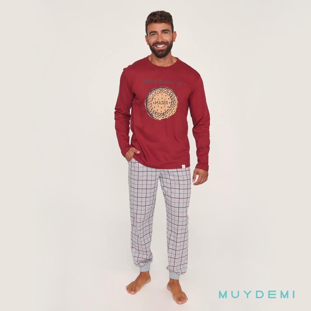 LOTE DETALL CAJA PIJAMA INVIERNO HOMBRE (1-S, 2-M, 2-L, 2-XL, 1-XXL)