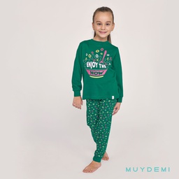 076641 LOTE DETALL CAJA PIJAMA INVIERNO NIÑA  Talla 2 a 8(2-2, 2-4, 2-6, 2-8)