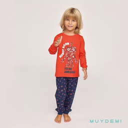 077653 LOTE DETALL CAJA PIJAMA INVIERNO NIÑO Talla 2 a 8(2-2, 2-4, 2-6, 2-8)