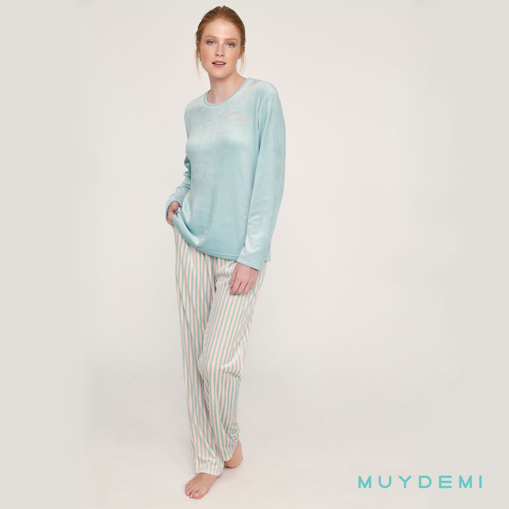 LOTE DETALL CAJA PIJAMA INVIERNO MUJER (1-S, 2-M, 2-L, 2-XL, 1-XXL)