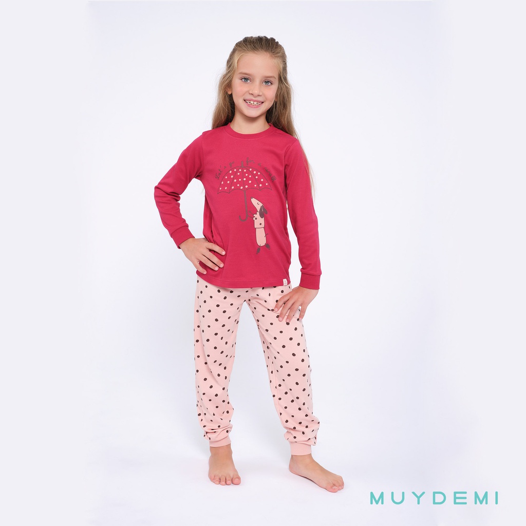 PIJAMA INVIERNO NIÑA Talla 2 a 8