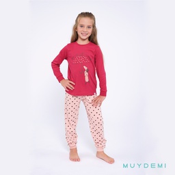 690099 PIJAMA INVIERNO NIÑA Talla 2 a 8