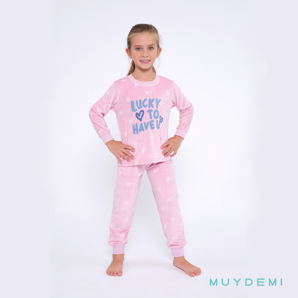 PIJAMA INVIERNO NIÑA Talla 2 a 8