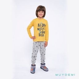 790106 PIJAMA INVIERNO NIÑO Talla 2 a 8