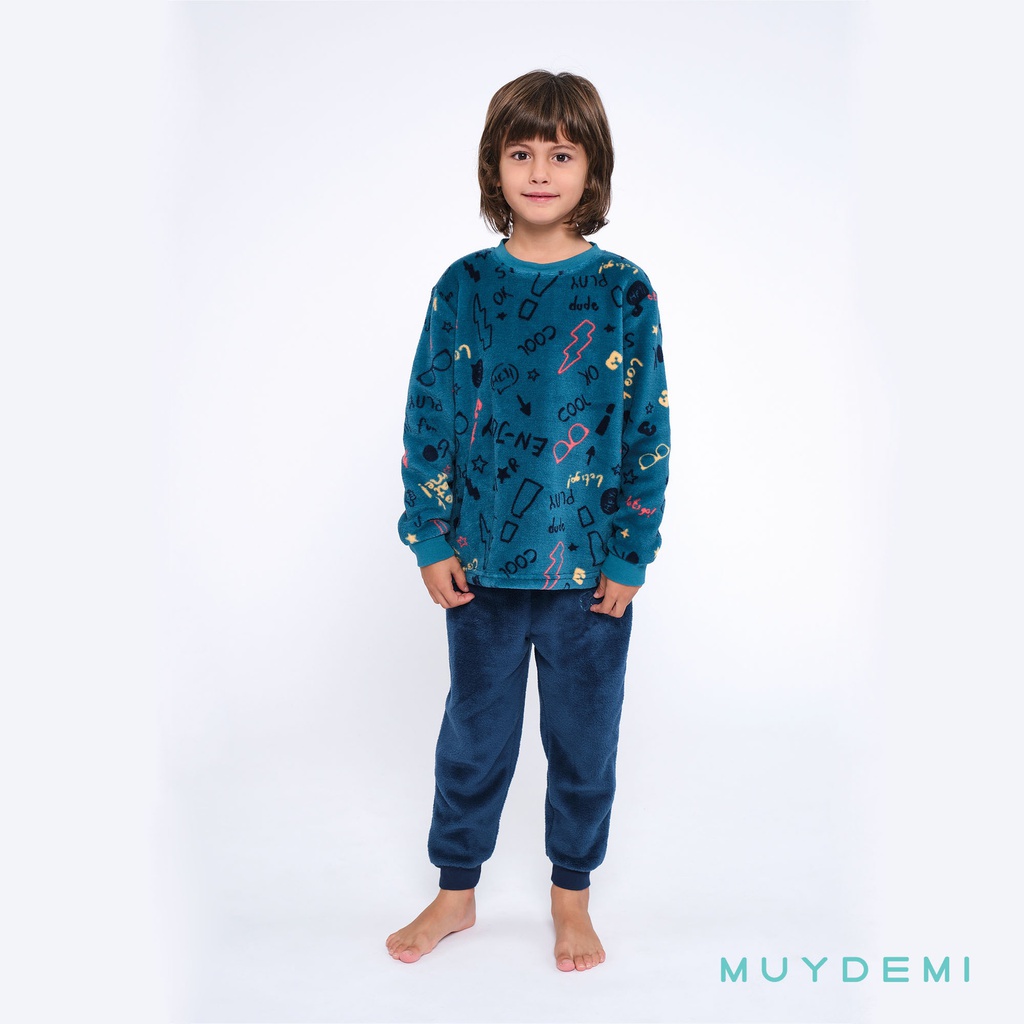 PIJAMA INVIERNO NIÑO Talla 2 a 8