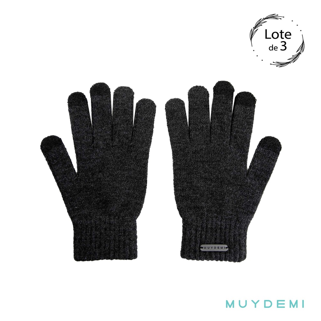 GUANTES HOMBRE (PACK 3UD)