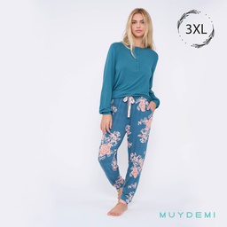 290101 PIJAMA INVIERNO MUJER 3XL