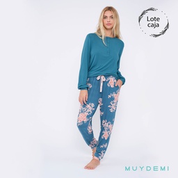 592001 LOTE CAJA PIJAMA INVIERNO MUJER (2-S, 4-M, 4-L, 2-XL)(290001)