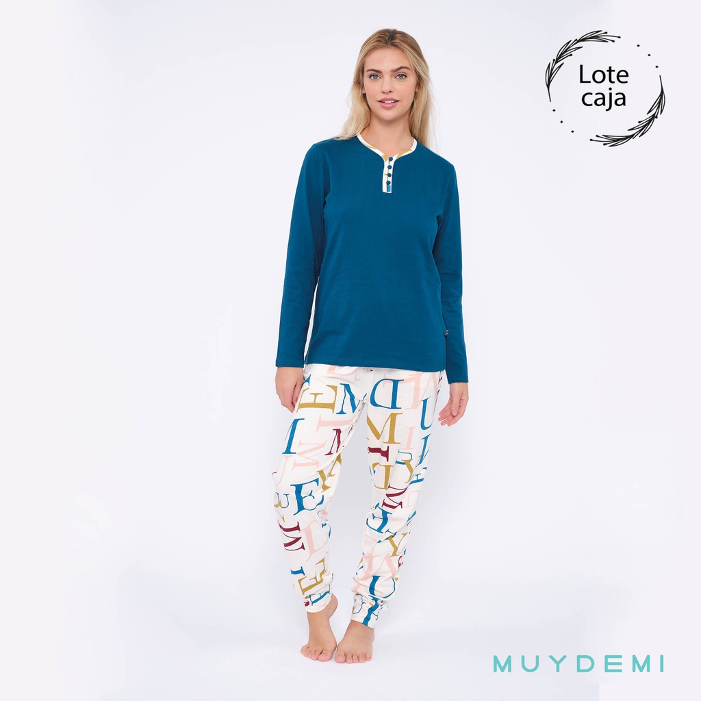 LOTE CAJA PIJAMA INVIERNO MUJER (2-S, 4-M, 4-L, 2-XL)(290008)