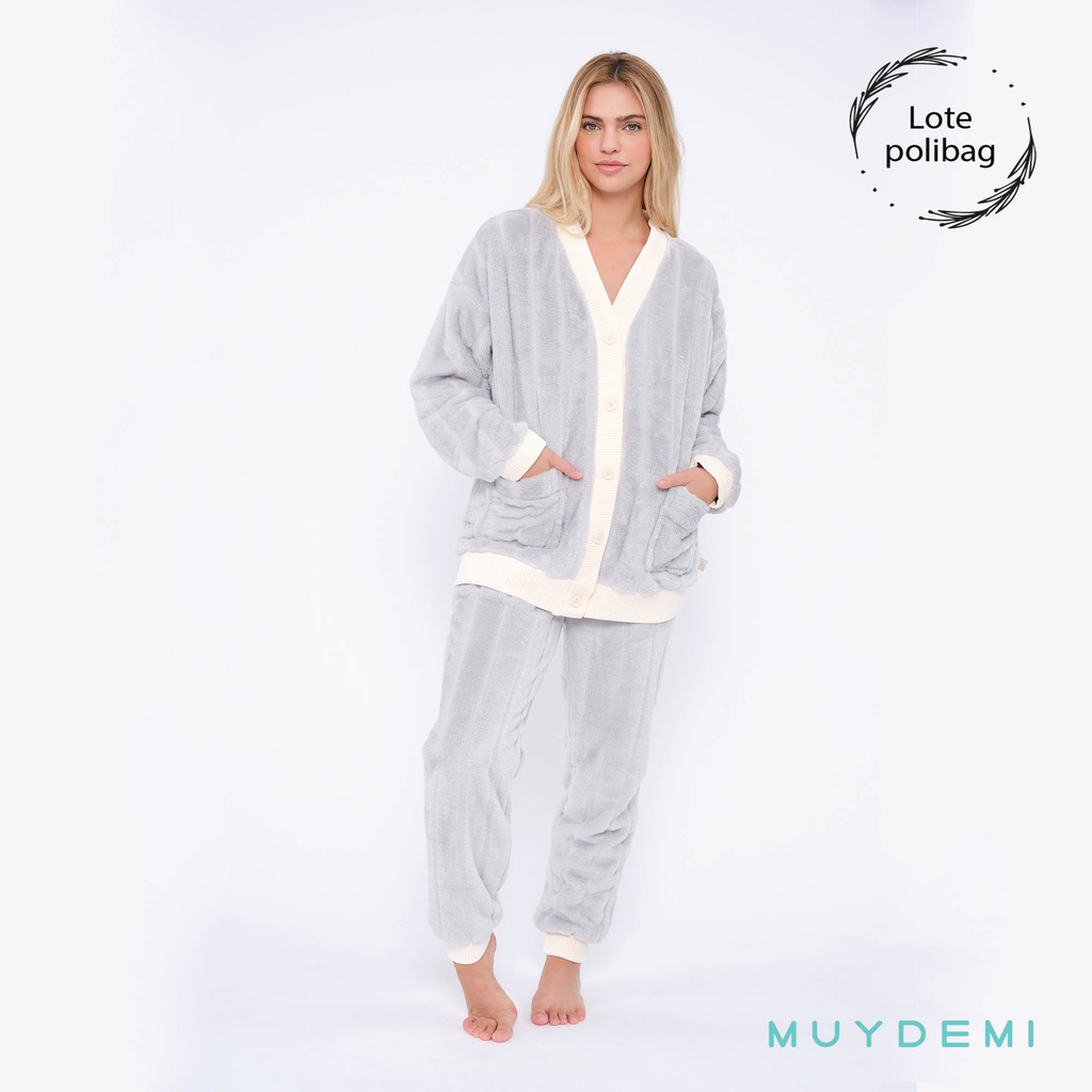 LOTE POLYBAG PIJAMA INVIERNO MUJER (3-S, 6-M, 6-L, 3-XL)