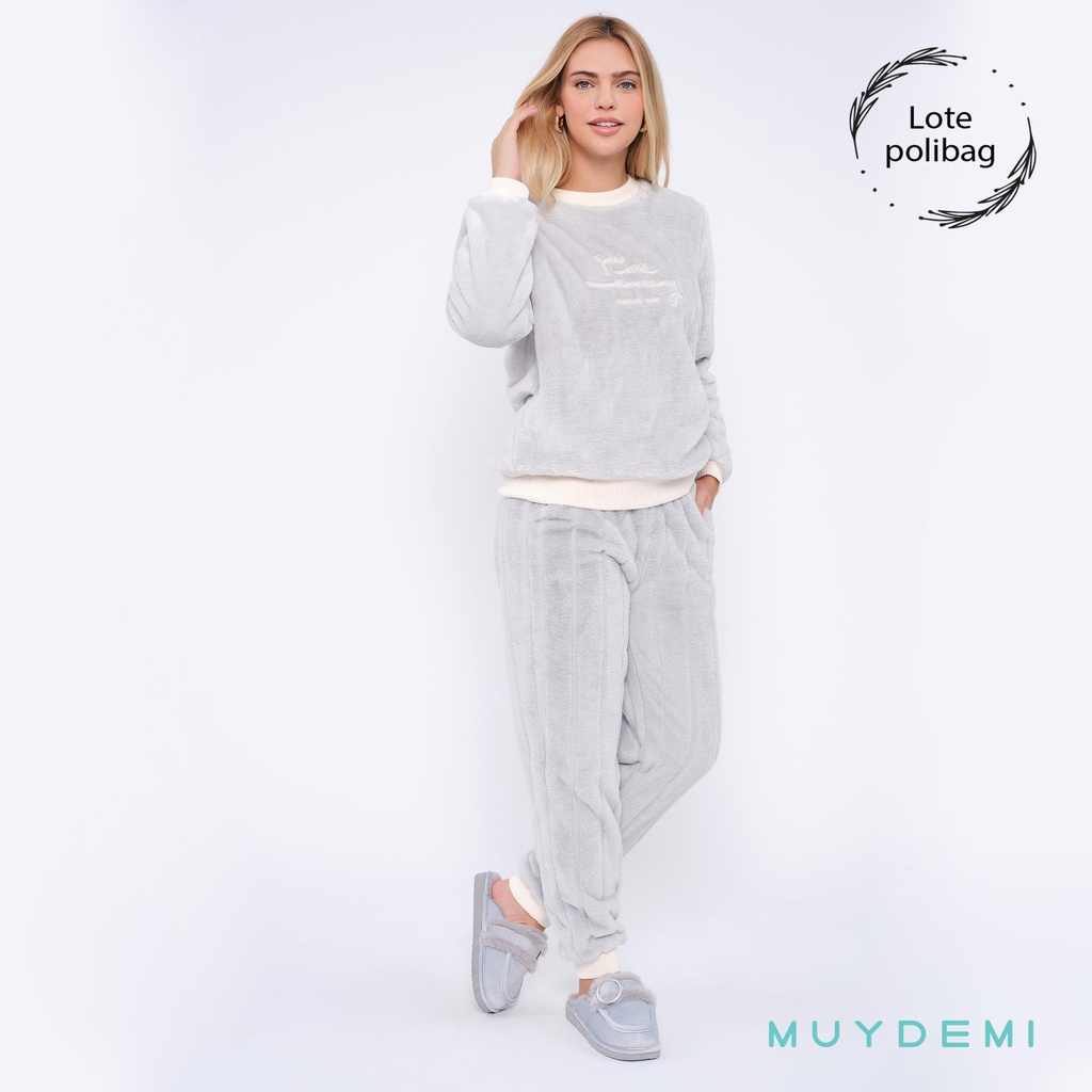 LOTE POLYBAG PIJAMA INVIERNO MUJER (3-S, 6-M, 6-L, 3-XL)