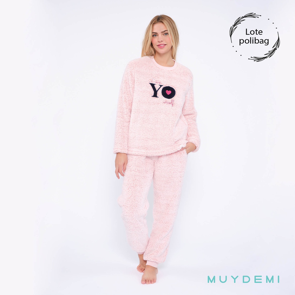 LOTE POLYBAG PIJAMA INVIERNO MUJER (3-S, 6-M, 6-L, 3-XL)(290029)