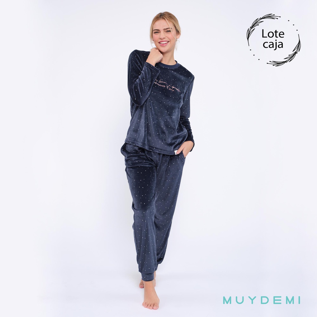 LOTE CAJA PIJAMA INVIERNO MUJER (2-S, 4-M, 4-L, 2-XL)(290033)