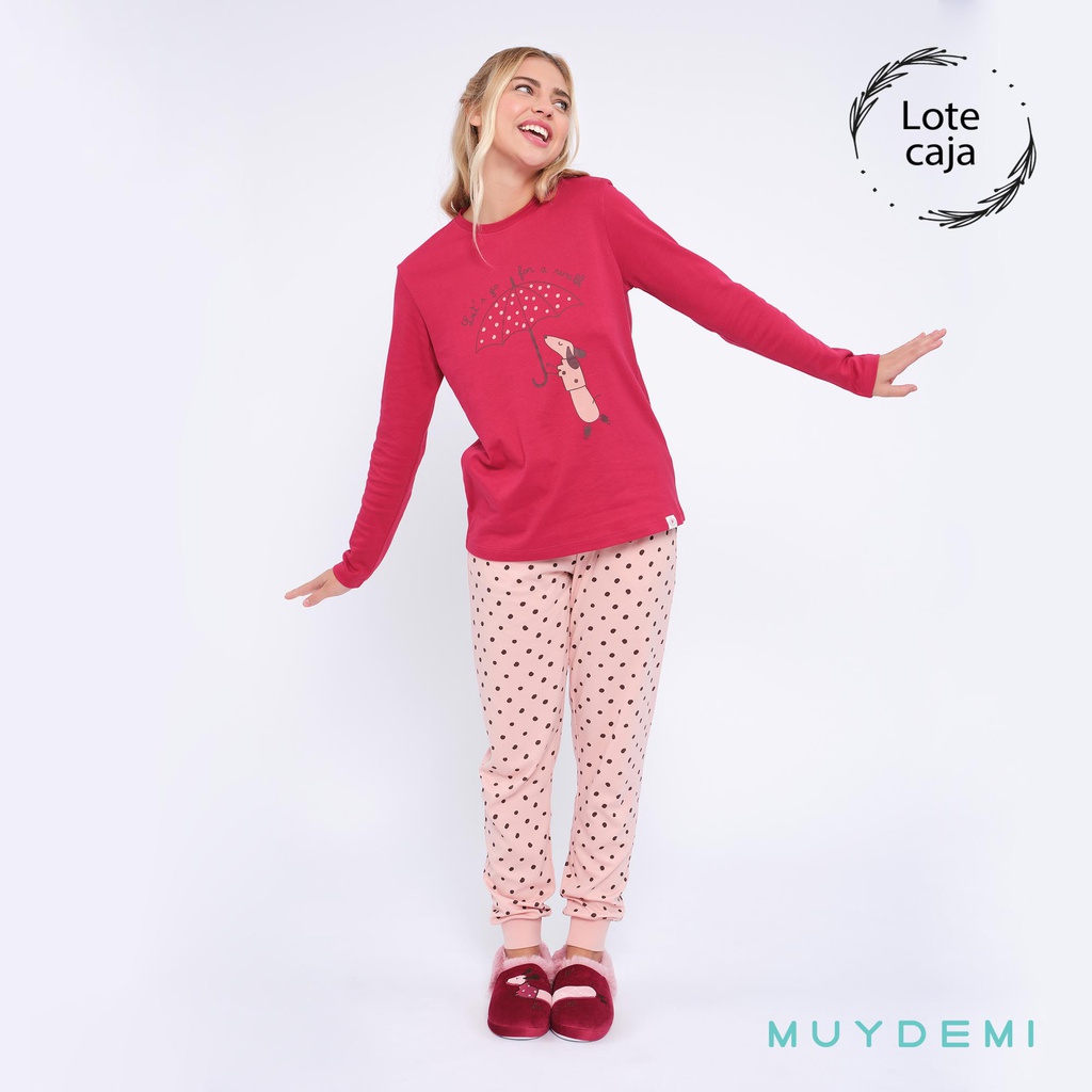 LOTE CAJA PIJAMA INVIERNO MUJER (2-S, 4-M, 4-L, 2-XL)(290035)