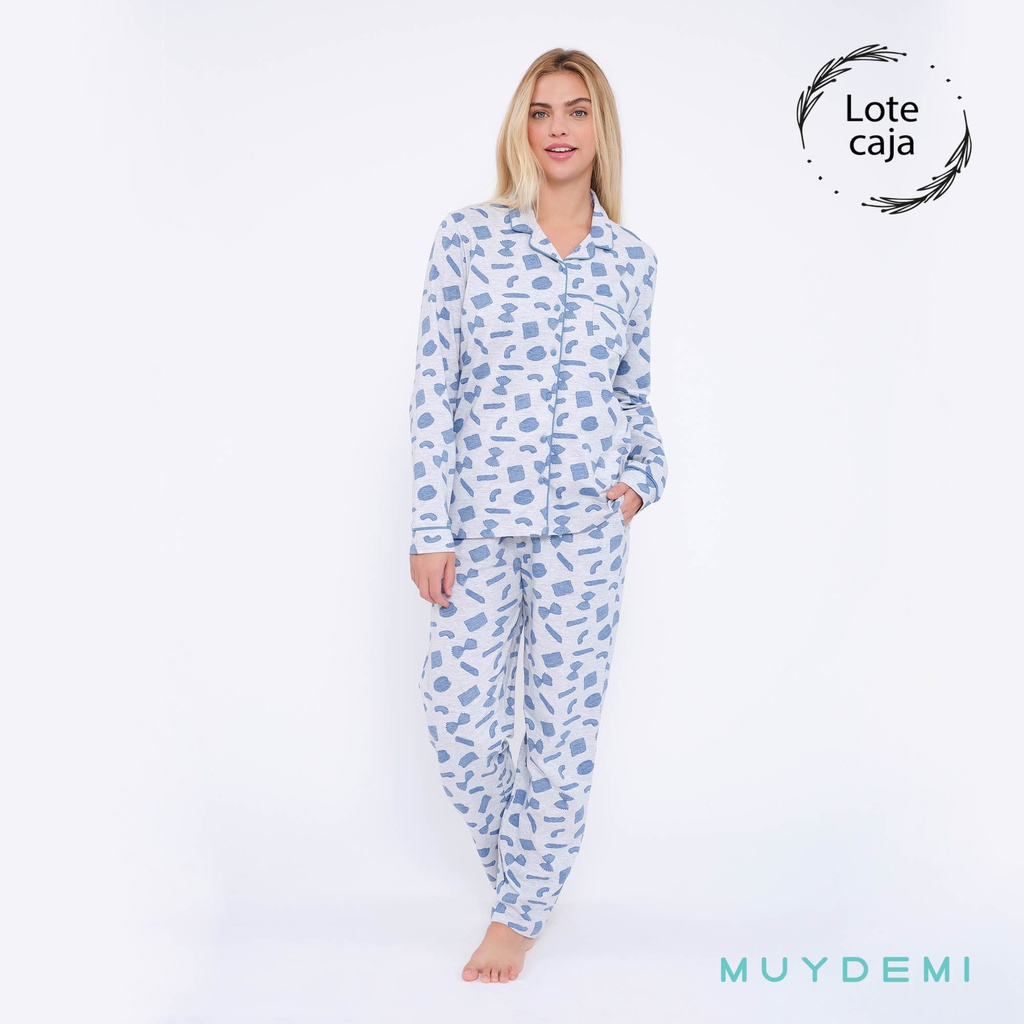 LOTE CAJA PIJAMA INVIERNO MUJER (2-S, 4-M, 4-L, 2-XL)(290037)