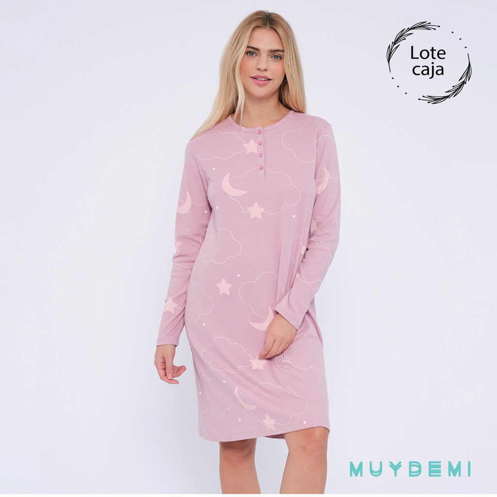 LOTE CAJA CAMISON INVIERNO MUJER (2-S, 4-M, 4-L, 2-XL)(290040)