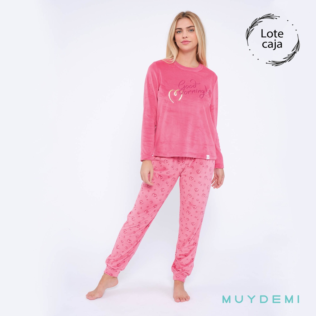 LOTE CAJA PIJAMA INVIERNO MUJER (2-S, 4-M, 4-L, 2-XL)