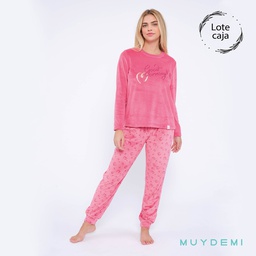 592042 LOTE CAJA PIJAMA INVIERNO MUJER (2-S, 4-M, 4-L, 2-XL)