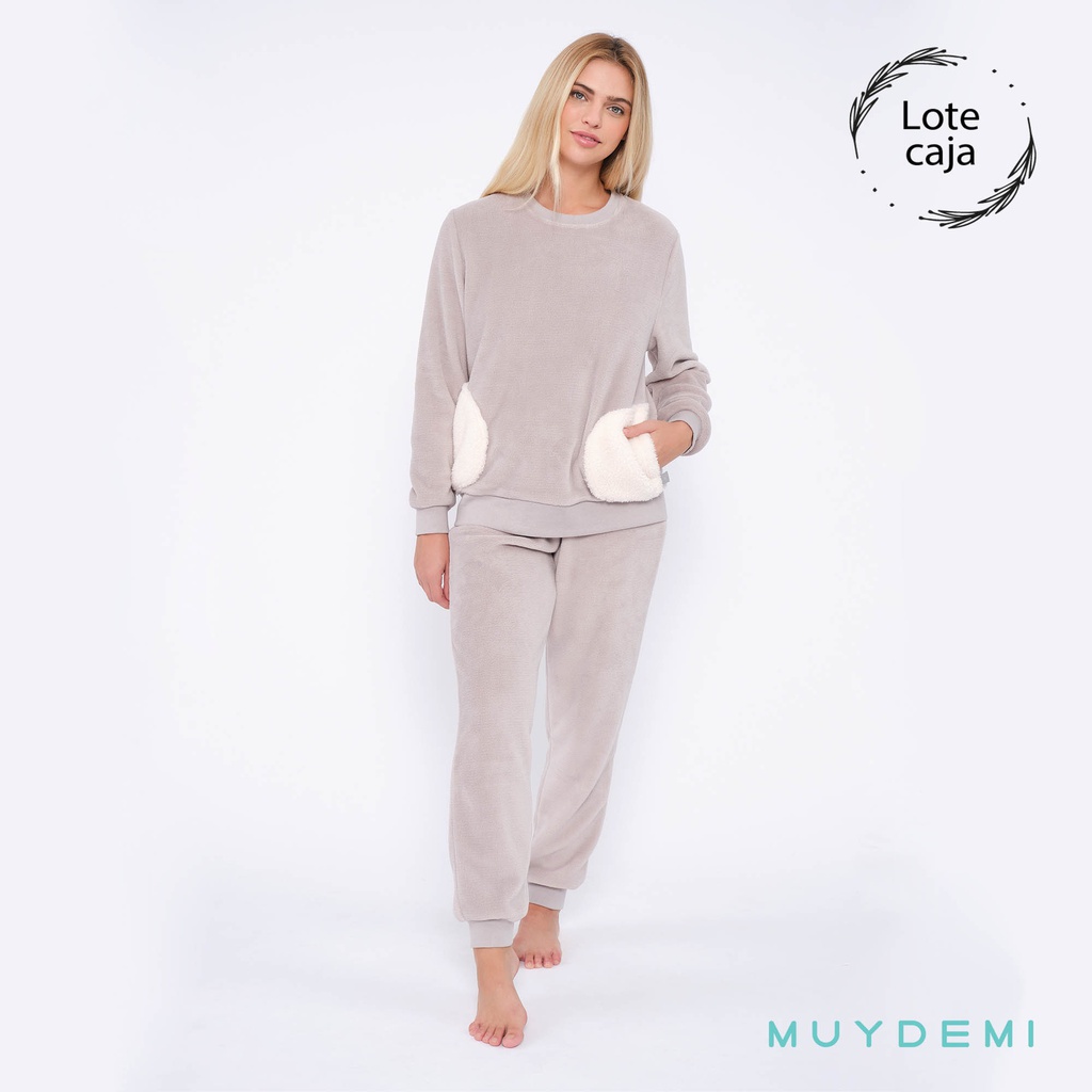 LOTE CAJA PIJAMA INVIERNO MUJER (2-S, 4-M, 4-L, 2-XL)(290047)