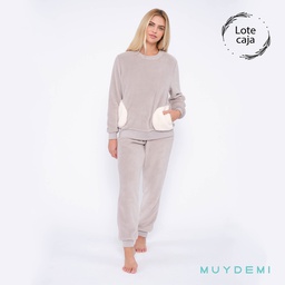 592047 LOTE CAJA PIJAMA INVIERNO MUJER (2-S, 4-M, 4-L, 2-XL)(290047)