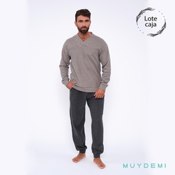 593052 LOTE CAJA PIJAMA INVIERNO HOMBRE