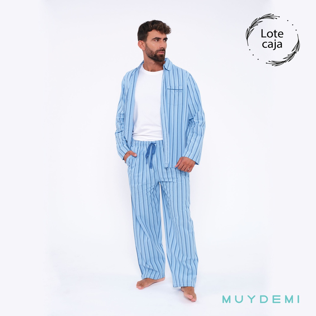 LOTE CAJA PIJAMA INVIERNO HOMBRE