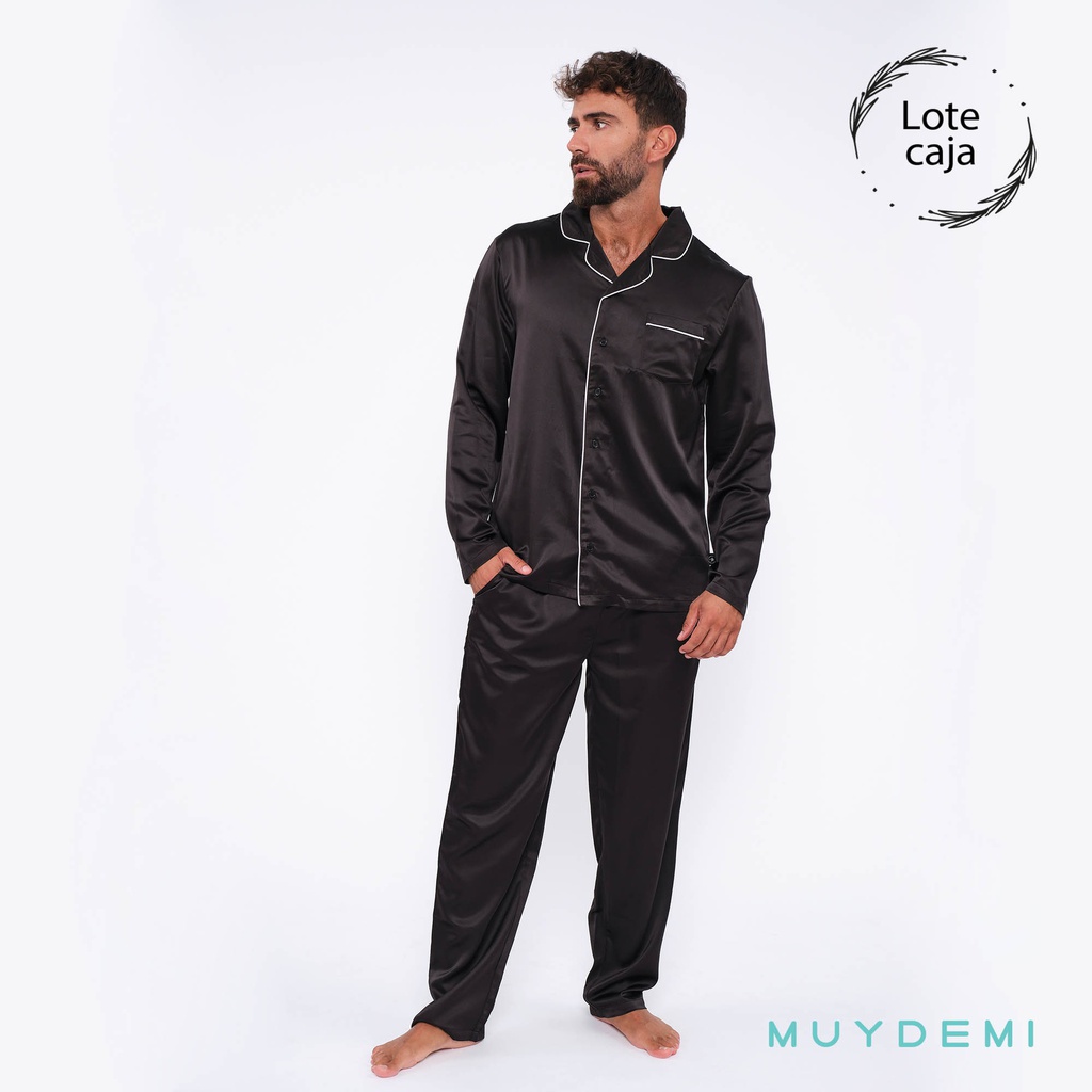 LOTE CAJA PIJAMA INVIERNO HOMBRE (1-S, 4-M, 4-L, 4-XL, 1-2XL)(390099)