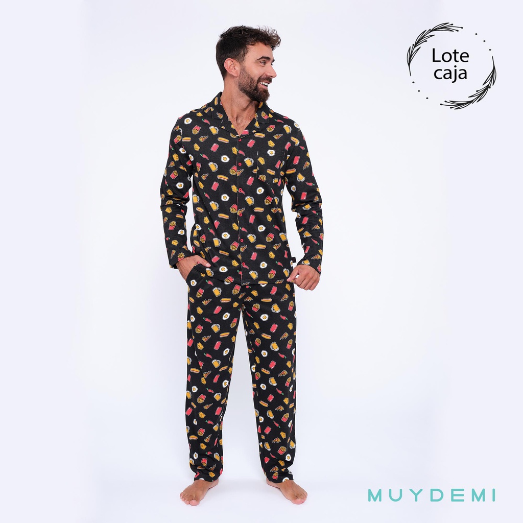 LOTE CAJA PIJAMA INVIERNO HOMBRE