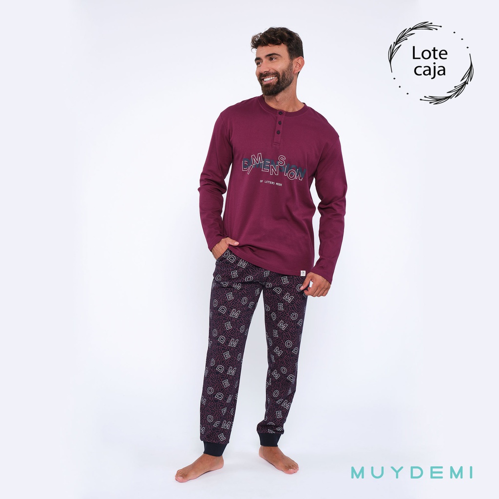 LOTE CAJA PIJAMA INVIERNO HOMBRE