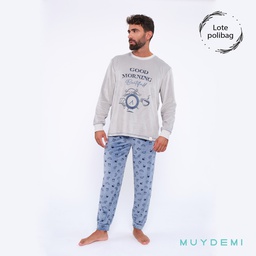 993085 LOTE POLYBAG PIJAMA INVIERNO HOMBRE