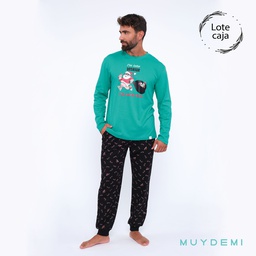 593101 LOTE CAJA PIJAMA INVIERNO HOMBRE